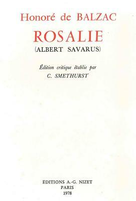 Rosalie (Albert Savarus) by 