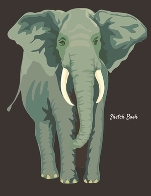 Sketch Book: Elephant Themed Personalized Artist Sketchbook For Drawing and Creative Doodling by Adidas Wilson