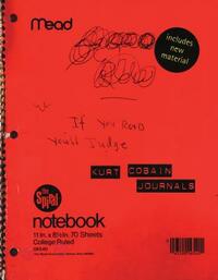 Journals by Kurt Cobain