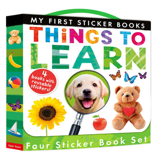 Things to Learn: Four Sticker Book Set by Patricia Hegarty, Libby Walden