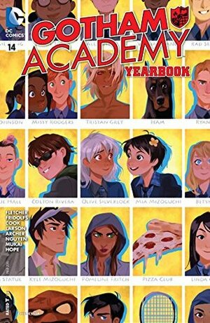 Gotham Academy #14 by Dustin Nguyen, Hope Larson, Brenden Fletcher, Derek Fridolfs, Katie Cook, Adam Archer, Kris Mukai