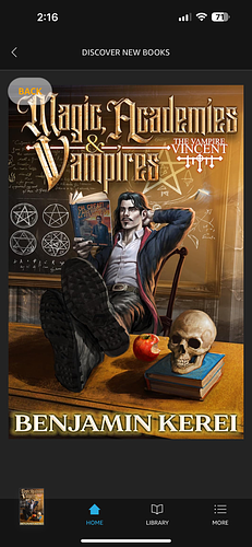  Magic, Academies & Vampires: A LitRPG Adventure by Benjamin Kerei