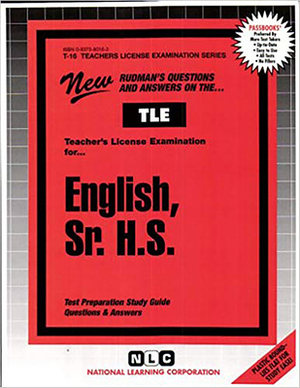 English, Sr. H.S.: Passbooks Study Guide by National Learning Corporation