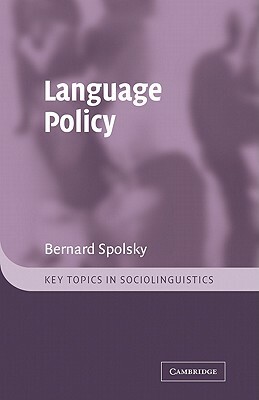 Language Policy by Bernard Spolsky