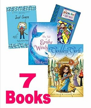 Series Mix for Girls : Goddess Girls #1, Athena the Brain; the Tail of Emily Windsnap; Amazing Days of Abby Hayes #5; My Sister the Vampire; Just Grace Goes Green; American Girl Talk Time Questions (An Unofficial Box Set) by Sarah Gibb, Liz Kessler, Joan Holub, Charise Mericle Harper, Suzanne Williams