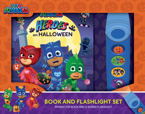 Pj Masks: Heroes on Halloween: Book and Flashlight Set [With Flashlight] by Pi Kids