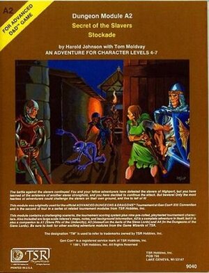 Secret of the Slavers Stockade by Harold Johnson, Tom Moldvay