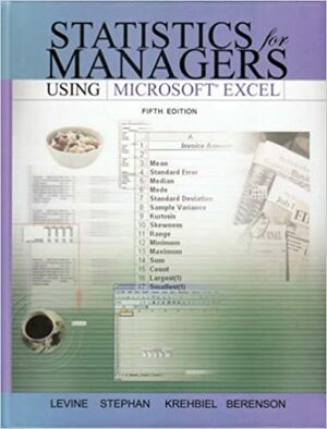 Statistics for Managers Using Excel with Student CD by Timothy C. Krehbiel, David M. Levine, David F. Stephan