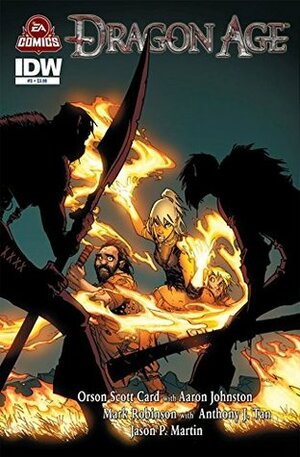 Dragon Age #3 by Jason P. Martin, Aaron Johnston, Mark Robinson, Orson Scott Card, Humberto Ramos, Anthony J. Tan