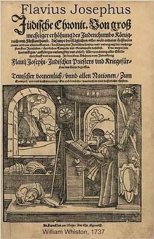 The Complete Works of Flavius Josephus: Josephus's work, translated by William Whiston in 1737 by William Whiston, Flavius Josephus, Flavius Josephus