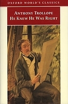 He Knew He Was Right by Anthony Trollope