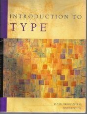 Introduction to Type by Isabel Briggs Myers