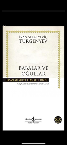 Babalar ve Oğulları by Ivan Turgenev