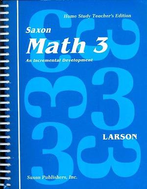 Math 3: An Incremental Development by Nancy Larson