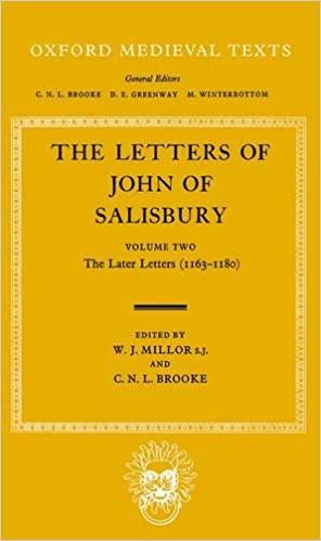 The Letters of John of Salisbury: The early letters by W. J. Millor, Harold Edgeworth Butler