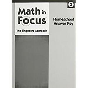 Math in Focus: Singapore Math Homeschool Answer Key Grade 2 by 