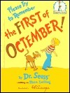 Please Try to Remember the First of Octember by Dr. Seuss, Arthur Cumings, Art Cumings
