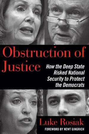 Obstruction of Justice: How the Deep State Risked National Security to Protect the Democrats by Luke Rosiak