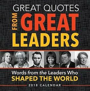2018 Great Quotes from Great Leaders Boxed Calendar by Sourcebooks