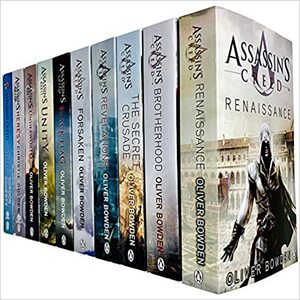 Assassin's Creed Official 10 Books Collection Set (Books 1 - 10) (Renaissance, Brotherhood, Secret Crusade, Revelations, Unity, Underworld, Heresy, Odyssey & MORE!) Paperback by Oliver Bowden, Gordon Doherty, Gordon Doherty, Christie Golden, Assassin's Creed: Forsaken By Oliver Bowden