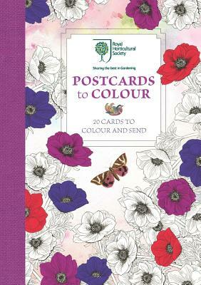 The Royal Horticultural Society Postcards to Colour: 20 Cards to Colour and Send by Michael O'Mara Books