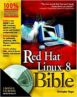Red Hat Linux 8 Bible With 3 CDROMs by Christopher Negus