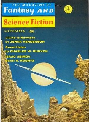 The Magazine of Fantasy and Science Fiction, September 1969 by Zenna Henderson, Dean Koontz, Bill Pronzini, Isaac Asimov, Hoke Norris, Julian F. Grow, Edward L. Ferman, Charles W. Runyon