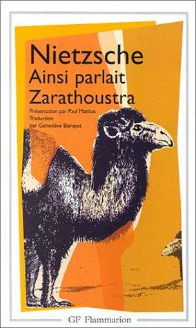 Ainsi parlait Zarathoustra by Friedrich Nietzsche, Spectrum Classics