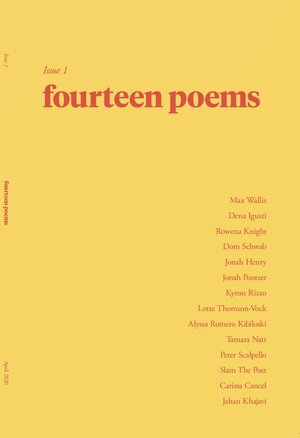 fourteen poems: Issue 1 by Ben Townley-Canning