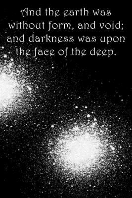 And the earth was without form, and void; and darkness was upon the face of the deep.: Dot Grid by Sarah Cullen