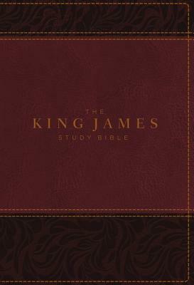 The King James Study Bible, Imitation Leather, Burgundy, Indexed, Full-Color Edition by Thomas Nelson