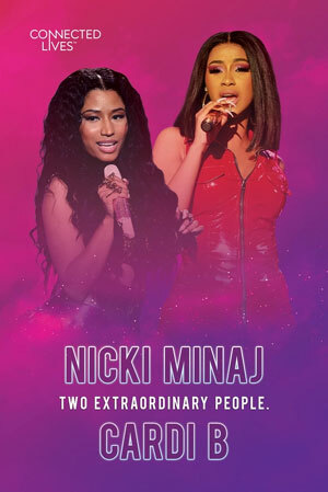 Connected Lives: Nicki Minaj/Cardi B by Saddleback Educational Publishing