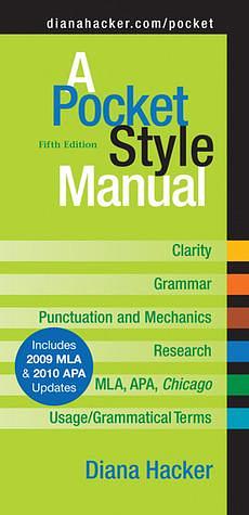 A Pocket Style Manual 5e with 2009 MLA by Diana Hacker, Diana Hacker