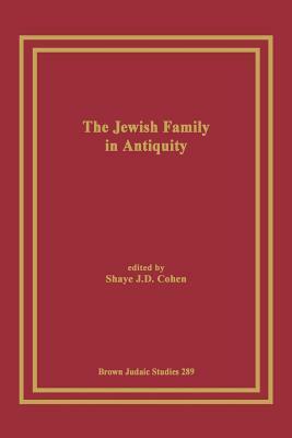 The Jewish Family in Antiquity by Shaye J. D. Cohen