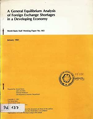 Policy Analysis of Shadow Pricing, Foreign Borrowing, and Resource Extraction in Egypt, Volume 1 by Kemal Derviş