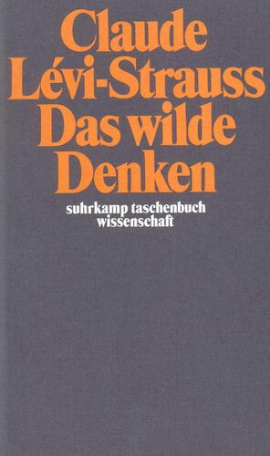 Das wilde Denken by Claude Lévi-Strauss