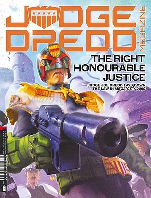 Judge Dredd Megazine 469 by Kenneth Niemand, Mike Carroll, Liam Johnson, Roger Langridge, Alec Worley, Paul Jenkins, Ned Hartley, David Bailie