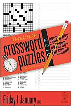 10-Minute Crossword Puzzles Page-A-Day Notepad + Calendar 2016 by Stanley Newman