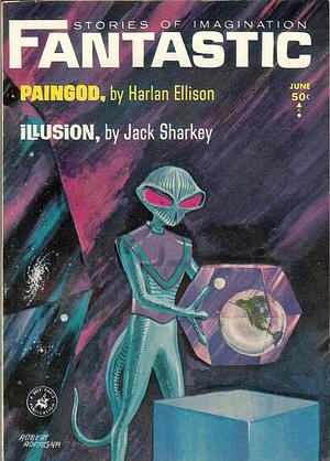 Fantastic Stories of Imagination, Vol 13 No 6 by Jack Sharkey, Harlan Ellison