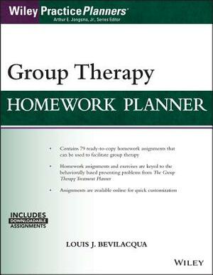 Group Therapy Homework Planner, with Download eBook by Louis J. Bevilacqua, Arthur E. Jongsma