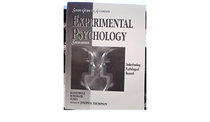 Experimental Psychology: Understanding Psychology Research--Study Guide by Henry L. Roediger III, David G. Elmes, Barry H. Kantowitz