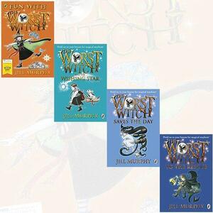 Worst Witch Collection Jill Murphy 4 Books Bundle (Fun with The Worst Witch by Jill Murphy