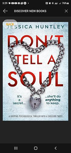 Don't Tell a Soul by Jessica Huntley