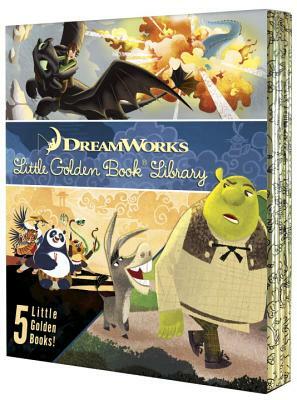 DreamWorks Little Golden Book Library 5-Book Boxed Set: How to Train Your Dragon; Kung Fu Panda; Madagascar; Puss in Boots; Shrek by 