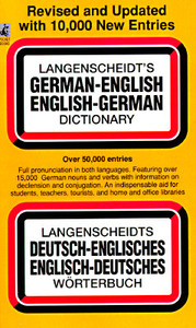 Langenscheidt's German-English English-German Dictionary by A.C. Pomahoba, Langenscheidt