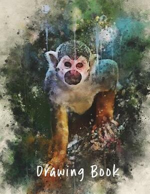 Drawing Book: Monkey 2 8.5x11 by Marian Blake