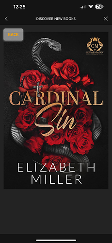 Cardinal Sin by Elizabeth Miller
