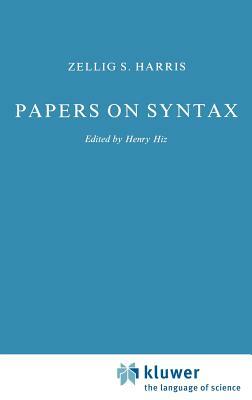 Papers on Syntax by Z. Harris