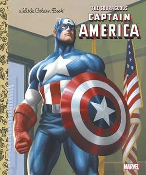 The Courageous Captain America (Little Golden Book) by Billy Wrecks, Val Semekis