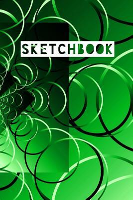 Sketchbook: Abstract Circle Rings Green Design by Frasier Cheng-Binns